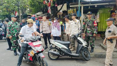 Sinergi Tiga Pilar, Penertiban Fasilitas Umum Digelar di Kebon Kosong