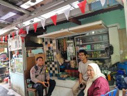 Pastikan Keamanan Tempat Usaha Warga di Kelurahan Gunung Sahari Utara