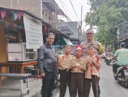 Bhabinkamtibmas Sambang Warga Kampung Rawa, Perkuat Sinergi Jaga Jakarta Aman