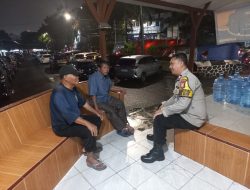 Polisi Sambangi Warga Rusun RW 10 Tanah Abang Sebagai Cooling System Sampaikan Imbauan Kamtibmas