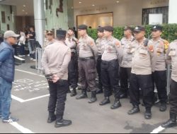 Polsek Metro Menteng Gelar Apel Pengamanan Grand Opening Toko D&G di Plaza Indonesia