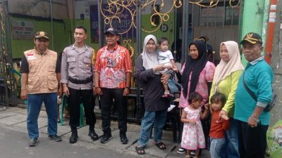 Jaga Kesehatan Masyarakat, Polisi Bungur Ikut Monitoring Posyandu di Tiga RW
