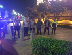 Patroli Tiga Pilar Menteng di Bundaran HI, Antisipasi Kerawanan Malam dan Gangguan Kamtibmas