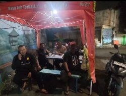 Bhabinkamtibmas Cikini Bersama Warga Gelar Pemantauan di Perbatasan Kalipasir, Antisipasi Guankamtibmas dan Tawuran