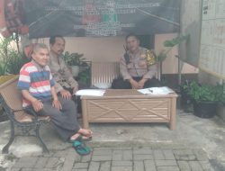 Lewat Silaturahmi, Bhabinkamtibmas Titip Pesan Kamtibmas ke Warga Gunung Sahari Selatan