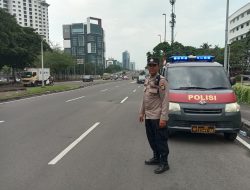 Strong Point di Jalan HBR Motik, Polisi Cegah Kejahatan Jalanan di Kemayoran