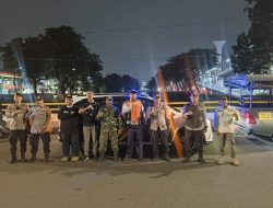 Antisipasi Guankamtibmas, Tiga Pilar Menteng Gelar Patroli Malam di Perbatasan Menteng Tenggulun