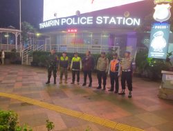 Patroli Tiga Pilar Menteng Kawal Keamanan Bundaran HI, Warga Diimbau Pulang Sudah Larut Malam