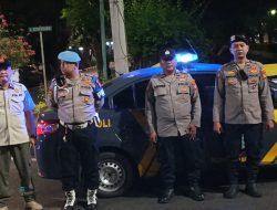 Patroli Tiga Pilar Menteng di Jalan Teuku Umar, Wujudkan Jakarta Aman dan Kondusif di Malam Hari
