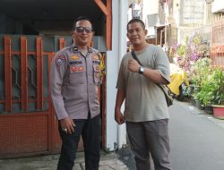 Bhabinkamtibmas Kampung Rawa Sambang Warga, Ajak Jaga Lingkungan Tetap Kondusif