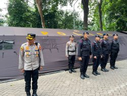 Kapolsek Johar Baru Pimpin Apel Pengamanan Aksi Unjuk Rasa di Gedung DPR/MPR
