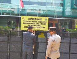 Apel Kesiapsiagaan Polsek Metro Menteng Amankan Aksi Unras di Gedung LPDP