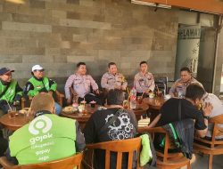 Silaturahmi Ojek Online dan Polisi di Sawah Besar, Perkuat Sinergi Jaga Kamtibmas Jaga Jakarta