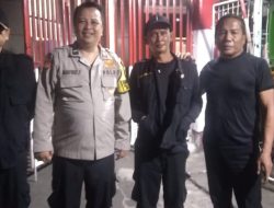 Bhabinkamtibmas Harapan Mulia Tinjau Pos Kamling, Ingatkan Pentingnya One Gate System