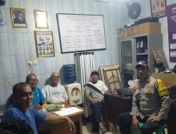 Cegah Gangguan Kamtibmas, Bhabinkamtibmas Galur Aktif Sambangi Pos Kamling RW 06