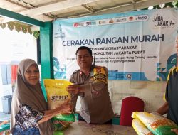 Gerakan Pangan Murah di Kemayoran, Polri Wujudkan Kepedulian Sosial dan Ekonomi Masyarakat