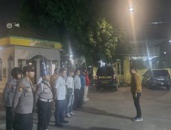 Polsek Johar Baru Gelar Apel Cipta Kondisi, Antisipasi Tawuran dan Kejahatan Jalanan Dini Hari