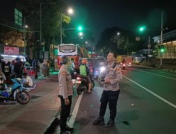 Polsek Sawah Besar Kawal Titik Kumpul Aksi Solidaritas Palestina dengan Humanis dan Komunikatif