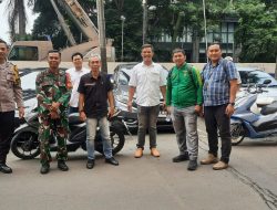 Tiga Pilar Kebon Melati Sambang Pengelola Thamrin City Berikan Imbauan Kamtibmas