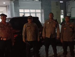 Patroli Cipkon Menteng Kawal Keamanan Malam Hari di Kantor Penghubung Provinsi Sultra Aman Kondusif