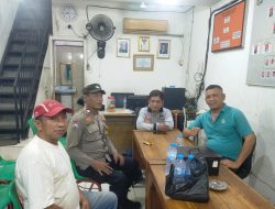 Bhabinkamtibmas Kelurahan Galur Sambangi Pos Kamling RW 04, Ajak Warga Perkuat Kamtibmas