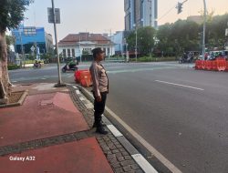 Patroli Lalu Lintas Patko 1013 di TL Veteran 3, Wujud Kehadiran Polisi di Pagi Hari