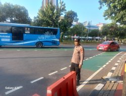 Patko 1013 Laksanakan Gatur Lalin Sore di TL Veteran 3, Antisipasi Kepadatan dan Kerawanan Jalur Kantor