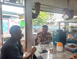 Polisi Sambangi Warga RW 09 Tanah Abang Sebagai Cooling System Sampaikan Imbauan Kamtibmas
