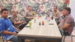 Dekatkan Diri dengan Pengelola Thamrin City, Kasubnit Binmas Sampaikan Imbauan Kamtibmas
