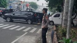 Patko 1012 Laksanakan Gatur Lalin Sore di TL. Holand Bakery, Cideng