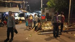 Petugas Patko dan Intelkam Polsek Metro Gambir Respons Cepat Keributan Warga di Kawasan Kebon Kelapa