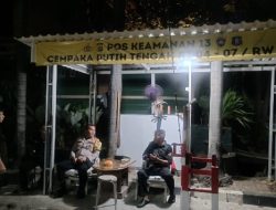 Kanit Binmas Polsek Cempaka Putih Sambang Pos Kamling, Perkuat Sinergi polri Dan Masyarakat Dalam Jaga Kamtibmas
