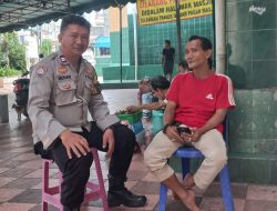 “Polisi ‘Turun ke Jalan’, Sapa Warga RW 07 Kebon Kacang Jaga Situasi Kondusif”