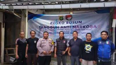 Wujudkan Lingkungan Bersih Narkoba, Polsek Metro Tanah Abang Edukasi Ketua RW dan RT di Rusun Petamburan