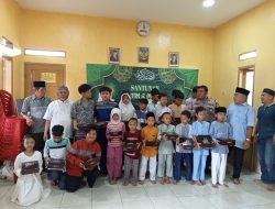 Wujud Kepedulian Polri, Bhabinkamtibmas Petamburan Santuni Anak Yatim di Yayasan Al Huda