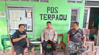 Dekat dengan Warga, Kanit Binmas Polsek Senen Ajak Masyarakat Aktif Cegah Gangguan Kamtibmas
