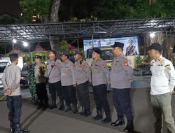 Gelar Apel Patroli Cipta Kondisi, Tiga Pilar Menteng Upaya Ciptakan Jakarta Aman dan Kondusif