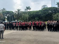 Apel Kesiapsiagaan Pengamanan Aksi Unjuk Rasa di Kawasan Patung Kuda, Gambir