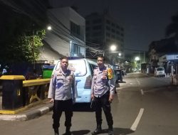 Warga Tidur Nyenyak, Polisi Senen Siaga Patroli Tengah Malam