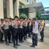 Kapolsek Metro Menteng Pimpin Apel Pengamanan Antisipasi Unras Solidaritas Palestina dan Yaman di Kantor PBB