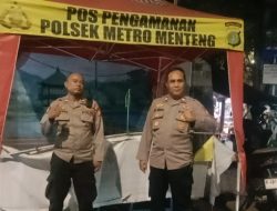 Kehadiran Polisi di Perbatasan Kalipasir, Jaga Situasi Aman dan Kondusif di Menteng