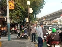 Kapolsubsektor Tanah Tinggi Laksanakan Gatur Lalin, Antisipasi 3C dan Kemacetan