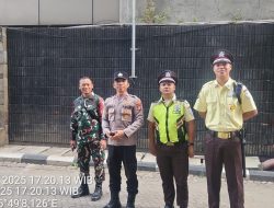 Polsek Gambir Lakukan Pengamanan Ketat di Kantor PT PELNI untuk Antisipasi Potensi Gangguan Keamanan