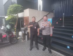 Bhabinkamtibmas Kebon Kacang Sambangi Security Bank BCA Sebagai Cooling System
