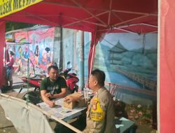 Bhabinkamtibmas Kebon Sirih Aktif Jaga Kondusivitas, Pantau Perbatasan Kalipasir Antisipasi Tawuran Warga