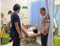 Polsek Metro Menteng Amankan dan Rawat Pelaku Pencurian Kotak Amal yang Alami Luka di Bagian Kepala dan Telinga