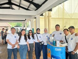 BRI saat ambil bagian menjadi sponsor Tournamen Padel Anniversay Hijoo Salad yang digelar di Requette Temple Padel