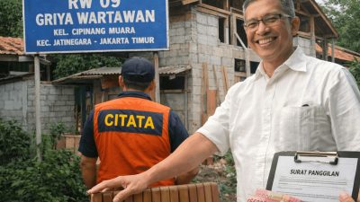 Renovasi Rumah Tanpa Penambahan Bangunan Dipanggil Citata, RW 09 Griya Wartawan Minta Penjelasan