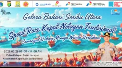 Laut Kepulauan Seribu Bergemuruh, Lomba Kapal Nelayan Tradisional Siap Digelar*