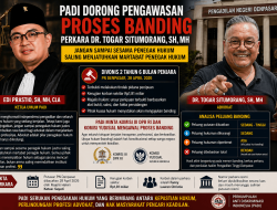 PADI Soroti Vonis Togar Situmorang